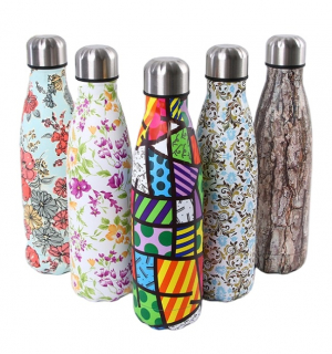 500ml Cola Shape Double Wall Stainless Steel Vacuum Flask Cola Bottle