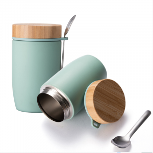 Insulated Thermos  Double Wall Camping Food Jar  Stainless Steel Tumbler Thermos Vacuum Flask