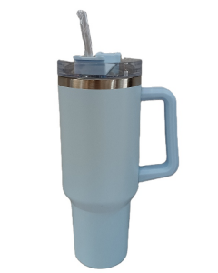 40 oz Tumbler Stainless Steel  Cups With PP Handle Customized Any Color and logo Vacuum Insulated Travel Mug