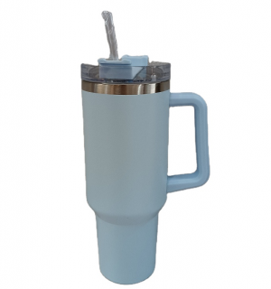 40 oz Tumbler Stainless Steel  Cups With PP Handle Customized Any Color and logo Vacuum Insulated Travel Mug