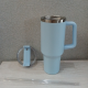 40 oz Tumbler Stainless Steel  Cups With PP Handle Customized Any Color and logo Vacuum Insulated Travel Mug
