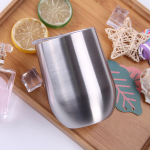 Customation 350ml Stainless Steel Vacuum Mug New Style Coffee Wine Mug With Lid